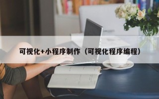 北海可视化+小程序制作（可视化程序编程）